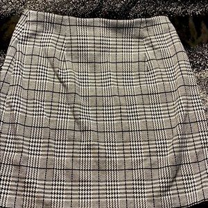 Black and white skirt